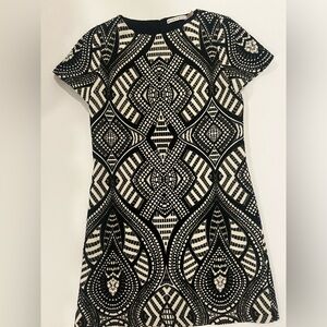 Alice and Olivia metallic tweed dress